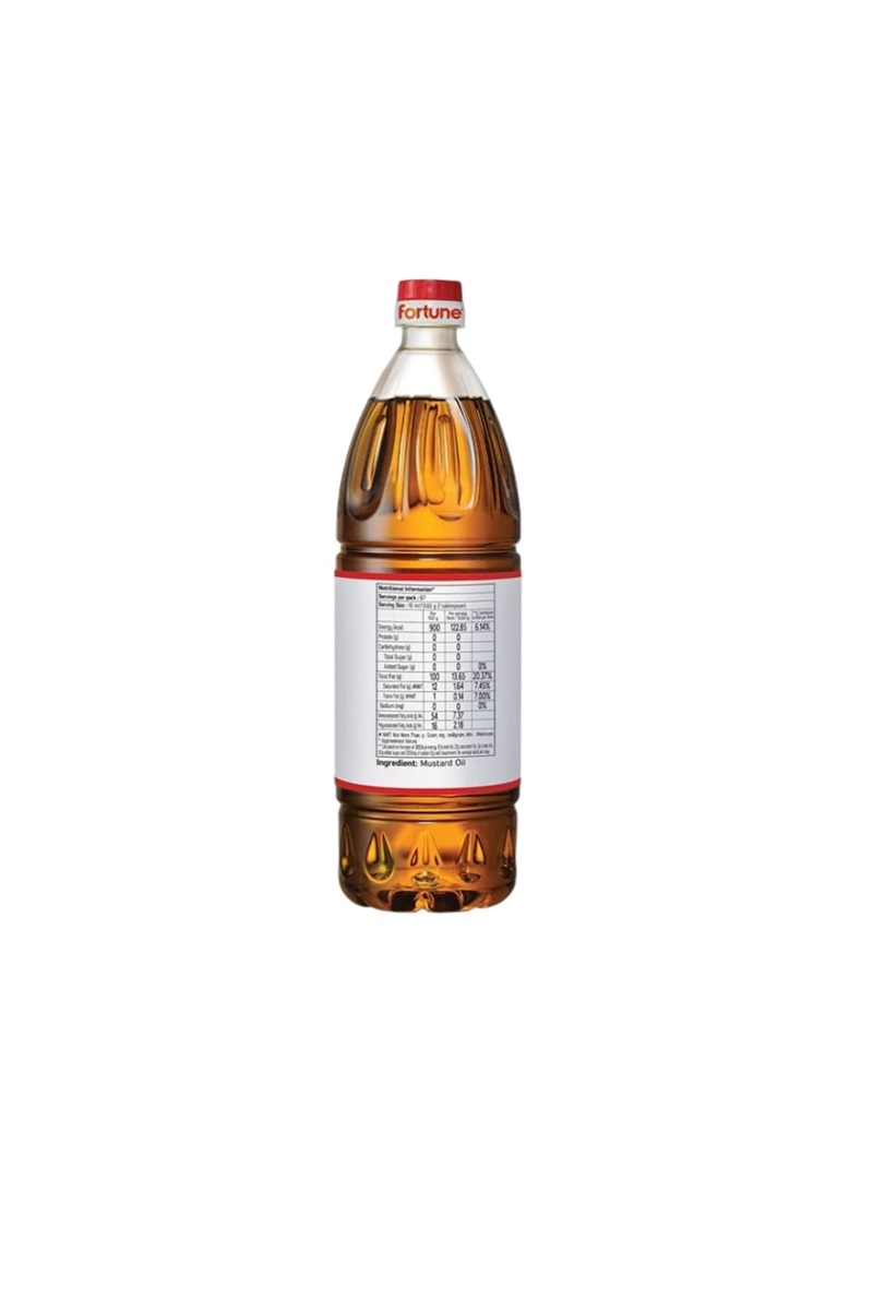 Fortune Premium Kachi Ghani Pure Mustard Oil (910g) - Image 2