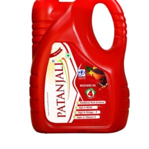 Patanjali kachi ghani pure oil (5l)