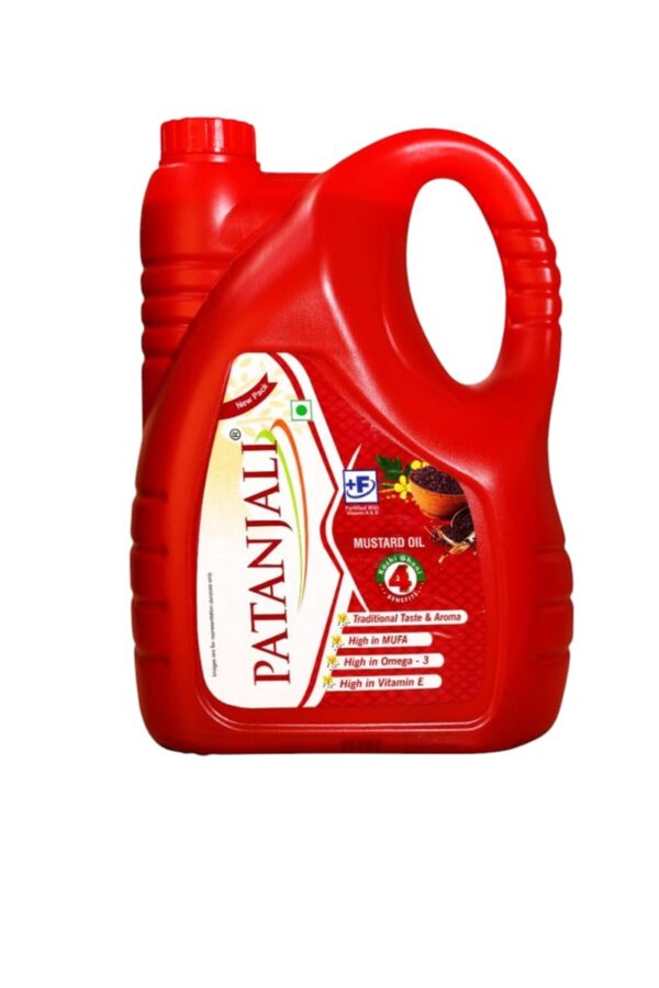 Patanjali kachi ghani pure oil (5l)